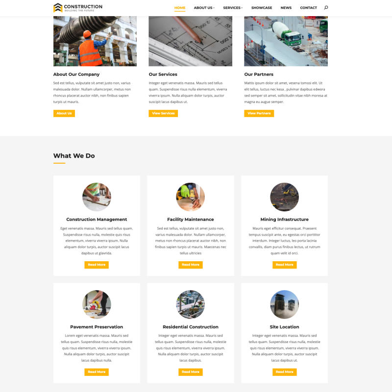 Testimonials, Partner-Logos und Footer einer professionellen Unternehmenswebsite – Webdesign Referenz
