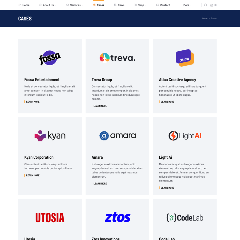 Hero-Bereich und USP-Sektion einer professionellen Unternehmenswebsite – Webdesign Beispiel für Dienstleister