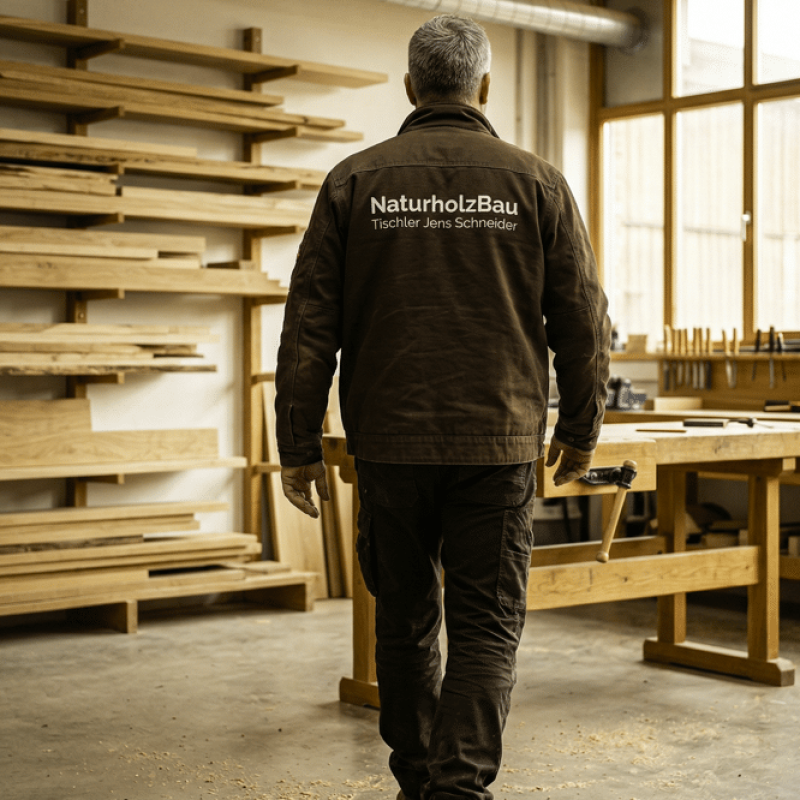 Tischlermeister in der Werkstatt – Webdesign und Branding für Handwerksbetriebe in Paderborn